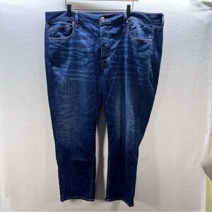 American Eagle Tomgirl Jeans Womens 20W Plus Blue Denim Stretch 2855